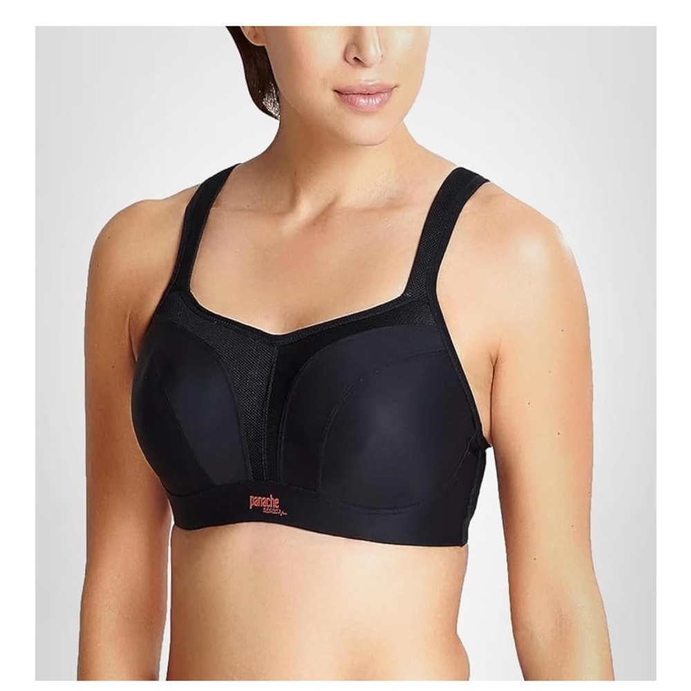 [NEVER WORN] Panache Black Sports Bra 36D